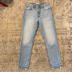 Abercrombie High Rise Mom Jean